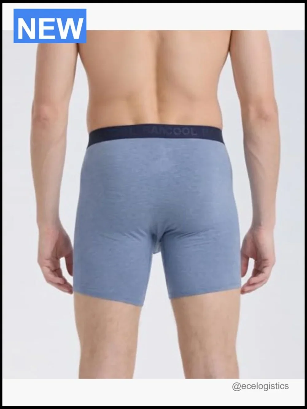 Men's Soft Bamboo Boxer Briefs 4-Pack Moisture Wicking No Ride Up